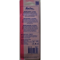Hemline Non-Roll Woven Polyester Elastic, 12mm x 2 metres Black, Resists Rolling