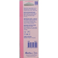 Hemline Plush Back Elastic, 19mm x 0.9m, Soft Backing for Great Comfort