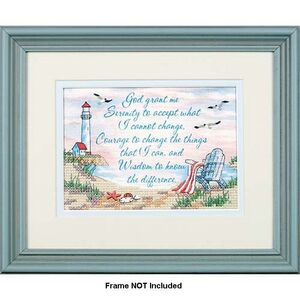 SERENITY PRAYER Stamped Cross Stitch Kit 17 x 12cm #65013