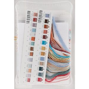 Dimensions GIRL AT THE BEACH Counted Cross Stitch Kit, #65078, Gold Petites