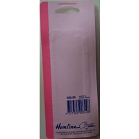 Knicker Elastic, 9.5mm x 3 metres WHITE, Decorative Edge, By Hemline