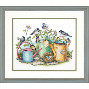 WATERING CANS Counted Cross Stitch Kit, 70-03243 by Dimensions