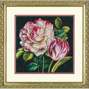 TULIP DRAMA Counted Cross Stitch Kit, 70-35314 by Dimensions 30.4cm x 30.4cm (12" x 12")