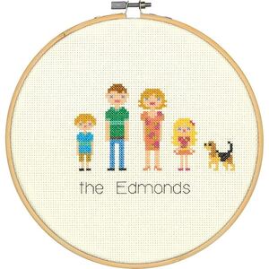 ALL IN THE FAMILY Counted Cross Stitch Kit 70-35332