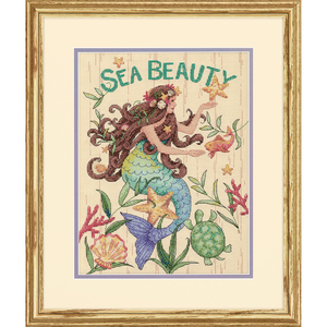 SEA BEAUTY Counted Cross Stitch Kit 70-35376 By Dimensions