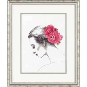 FLORAL PORTRAIT Counted Cross Stitch Kit #70-35379 By Dimensions