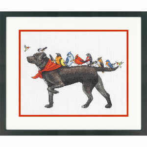 BIRD DOG Counted Cross Stitch Kit #70-35385 By Dimensions 35.5cm x 27.9cm (14" x 11")