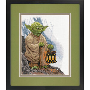 STAR WARS YODA Counted Cross Stitch Kit #70-35392 By Dimensions 20.3cm x 25.4cm (8" x 10")