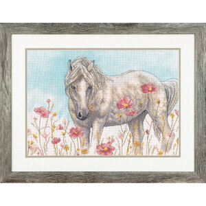 WILD HORSE Counted Cross Stitch Kit By Dimensions 35.5 x 25.4cm