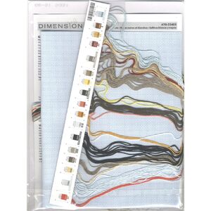 BLACK & WHITE HENS Counted Cross Stitch Kits ea 16" x 8" 70-35403