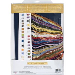 GARDEN IN GOLD Counted Cross Stitch Kit, 70-35404, Gold Collection