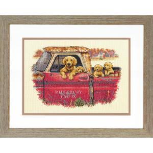 GOLDEN RIDE Counted Cross Stitch Kit #70-35405 By Dimensions 35.5cm x 25.4cm (14" x 10")