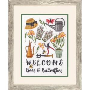 GARDEN TIME Counted Cross Stitch Kit #70-35408 By Dimensions 22.8cm x 30.4cm (9" x 12")