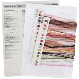 Dimensions HIGHLAND COW Counted Cross Stitch Kit, 27.9cm x 27.9cm, 70-35449