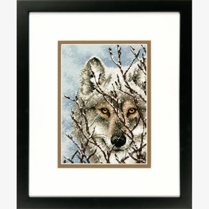 WOLF Counted Cross Stitch Kit 12.7 x 17.7cm, 70-65131
