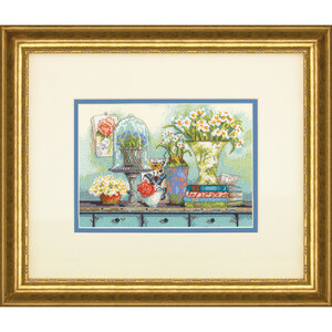 GARDEN COLLECTIBLES Counted Cross Stitch Kit, 70-65194 by Dimensions