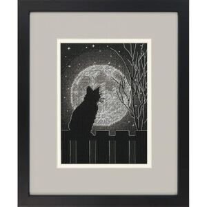 BLACK MOON CAT Counted Cross Stitch Kit 70-65212 by Dimensions