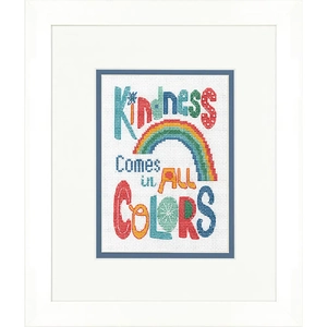 KINDNESS COLORS Counted Cross Stitch Kit 70-65216 by Dimensions