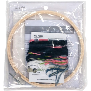 It's A Ruff Life Hoop Counted Cross Stitch Needlecraft Kit by Dimensions