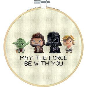 Dimensions STAR WARS FAMILY Counted Cross Stitch Kit, 72-76143