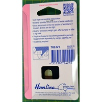Hemline Waist Band Extender, NAVY Hook & Bar Type, Extends 2.5-5cm