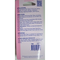 Hemline Hemming Web, Fusible For Easy Iron-Up Hemming, 25mm x 5 metres