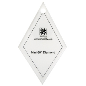 Mini 60-Degree Diamond Jelly Roll Ruler by EZ Quilting (882232)