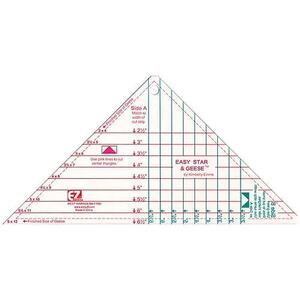 EZ Quilting EZ Flying Geese Triangle Quilt Ruler (8823748A)