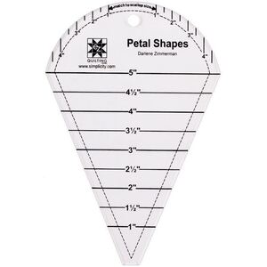 EZ Quilting Petal Shape Triangle Quilt Ruler (882167189A)