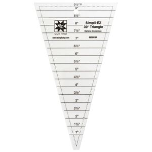 Simpli-EZ 30-Degree Triangle Ruler by EZ Quilting (8829418A)