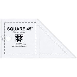 EZ Quilting EZ Square 45° Quilt Ruler (8829475)