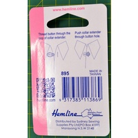 Collar Extenders, Increases Collars One Half Size Larger, 3 Pack, Hemline