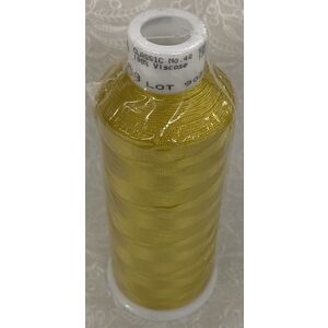 Madeira Classic Rayon 40 Embroidery Thread, 5000m Colour 1159, SPARK GOLD