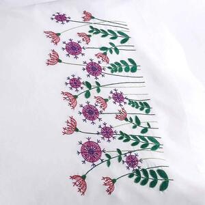 Bucilla Stamped Pillowcase Pair Embroidery Kit, Dancing Dandelions, 44623E