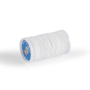 Elastic Sewing Thread 0.,5mm White, 20m Spool by Prym