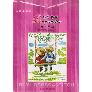 INNOCENT PLAYMATES, Counted Cross Stitch Kit, 29cm x 29cm