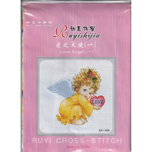 Love Angel Counted Cross Stitch Kit, 29cm x 29cm