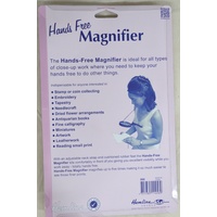 Hemline Hands Free 1.5x (4.25x Spot) Magnifier, 105mm Lens, Brand Error Special