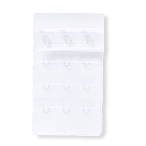 Bra Extender, 3x3 Hook, 50mm, White by Prym