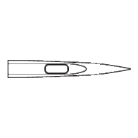 Klasse Sewing Machine Needles, QUILTING TITANIUM Size 80/12, Pack of 4 Needles