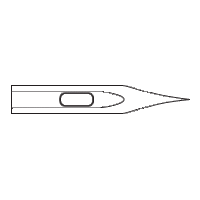 Klasse Sewing Machine Needles, SHARPS Size 80 / 12, Pack of 5 Needles