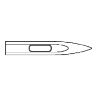 Klasse Sewing Machine Needles, METALLIC Size 90 / 14, Pack of 5 Needles (AKA METALFIL)