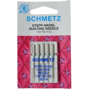 Schmetz Machine Needles Quilting Size 90/14, Pack of 5 Needles, 130/705 H-Q
