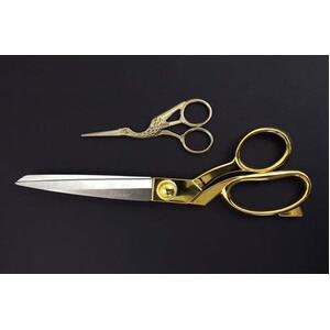Klasse Premium 25cm (10") Dressmaking Shears & 11.5cm Embroidery Scissors