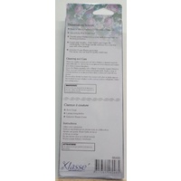 Klasse Drop Forged Floral Handle Dressmaking Scissors, 203mm, 8", Dark Blue