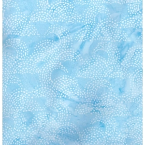 BLUE by Batik Australia #1132, Batik Cotton Fabric 110cm Wide