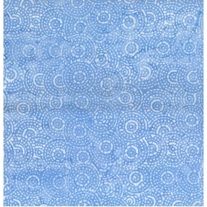 BLUE by Batik Australia #1141, Batik Cotton Fabric 110cm Wide