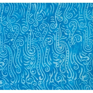 BLUE by Batik Australia #1149, Batik Cotton Fabric 110cm Wide