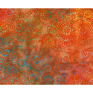 BRIGHT MANDALA #1229 by Batik Australia 110cm Wide Cotton Fabric