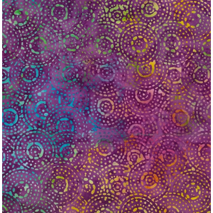 BRIGHT MANDALA #1238 by Batik Australia 110cm Wide Cotton Fabric